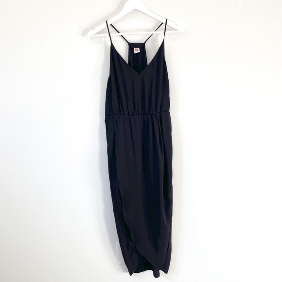 A New York Black Side Slit Lightweight Sleeveless Maxi Dress - Picture 1 of 8